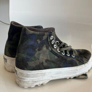 Camo Suede Superga Sneakers